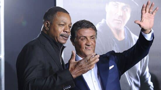 Carl Weathers et Sylvester Stallone