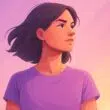Femme pensive brisant le cercle des relations toxiques, introspection et changement intérieur pour des amours plus saines