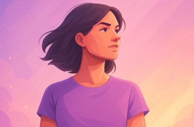 Femme pensive brisant le cercle des relations toxiques, introspection et changement intérieur pour des amours plus saines